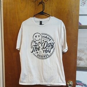 White Graphic Short Sleeve Tee